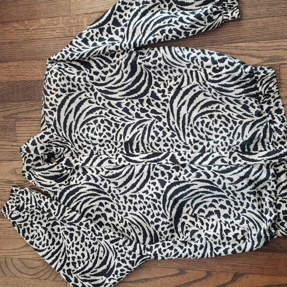 Vng Fuda International silk bomber